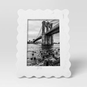 Threshold™ 5x7 Marble Stone Table Picture Frame Modern Photo Frame